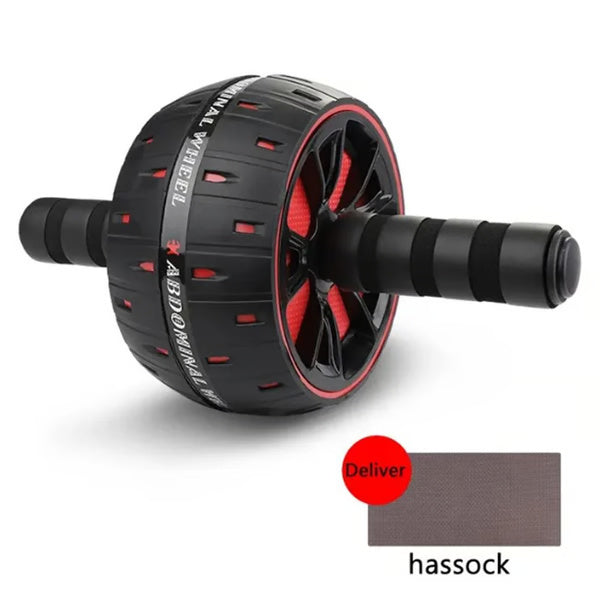 Professional Abdominal Roller, Heavy Duty Stainless Steel Ab Wheel for Core Workout, Muscle Building & Home Fitness