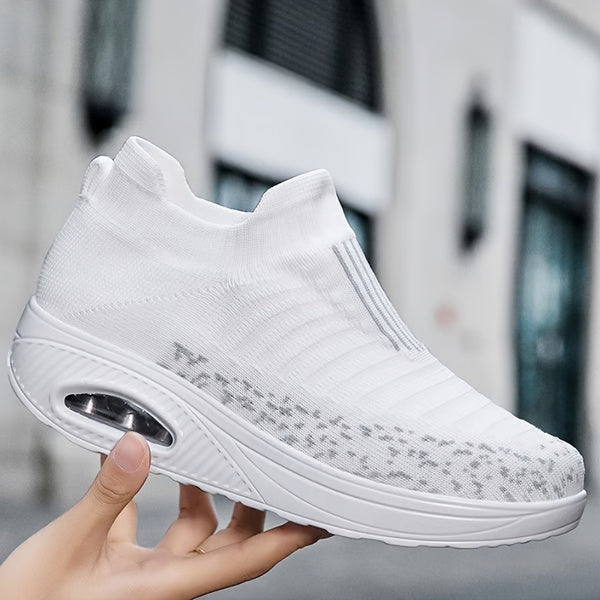 Chic Women's Knit Running Sneakers