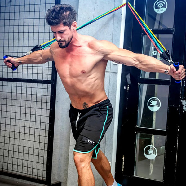 11-Piece Latex Resistance Bands with Handles – Ideal Fitness Gift for Home & Travel