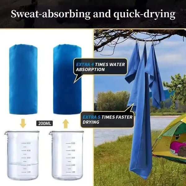 Quick-Drying Microfiber Sports Towel 40x80CM – Ideal for Swimming, Gym, Fitness, Camping, Running, and Beach Activities