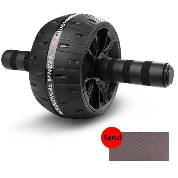 Professional Abdominal Roller, Heavy Duty Stainless Steel Ab Wheel for Core Workout, Muscle Building & Home Fitness