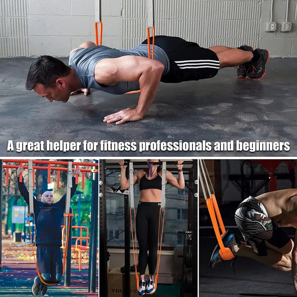 Workout Resistance Bands for Pull-Ups, Assist Straps Set for Home Gym, Strength Training & Stretching