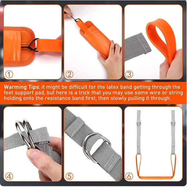 Workout Resistance Bands for Pull-Ups, Assist Straps Set for Home Gym, Strength Training & Stretching