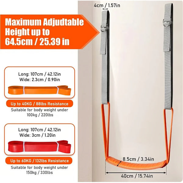 Workout Resistance Bands for Pull-Ups, Assist Straps Set for Home Gym, Strength Training & Stretching