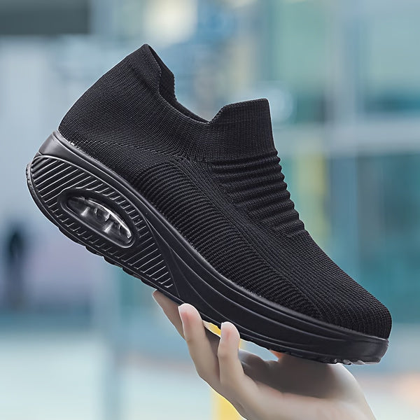 Chic Women's Knit Running Sneakers