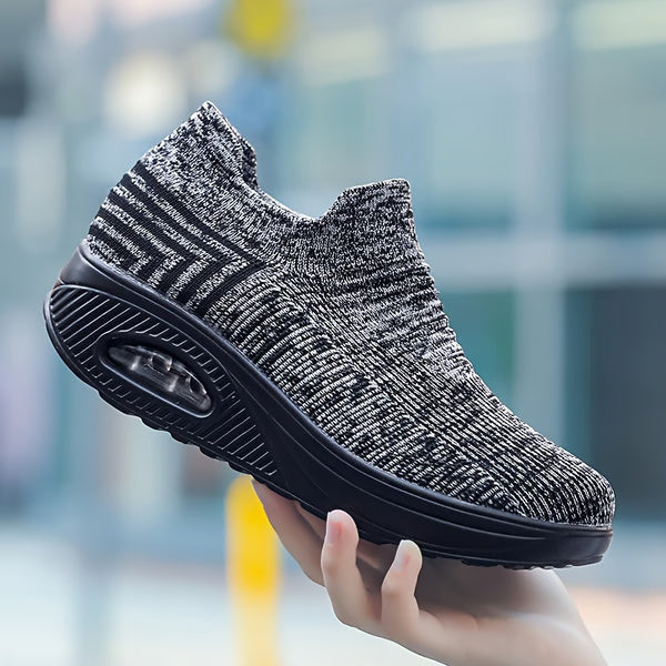 Chic Women's Knit Running Sneakers