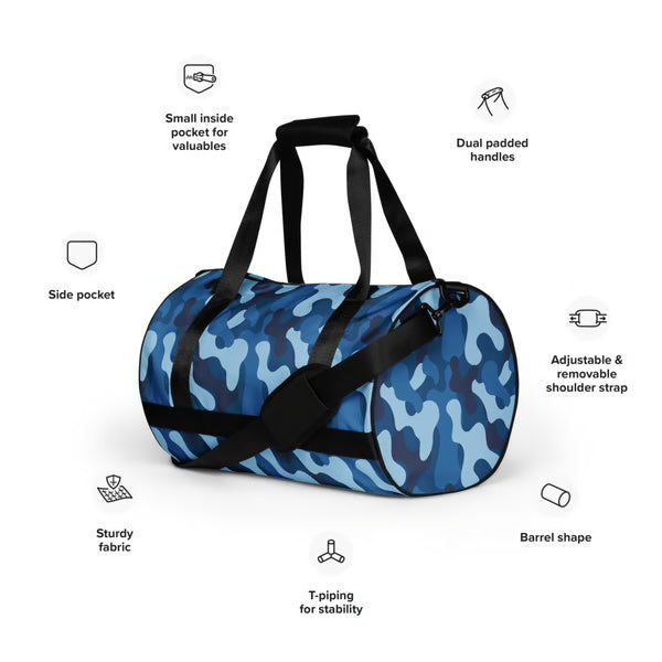 Elite Ops Camouflage Blue Gym Bag