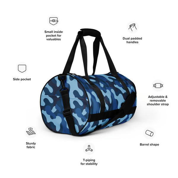 Elite Ops Camouflage Blue Gym Bag